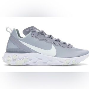NIB- Nike React Element 55 Sage/Mica Green/White Sneakers Sz 9.5
